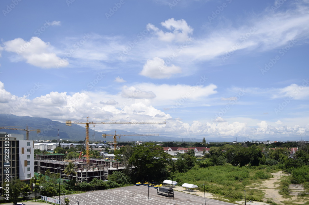 Lanscape view of Chiangmai city
