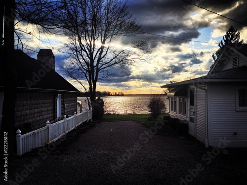 Obraz na płótnie Buckeye Lake Sunset