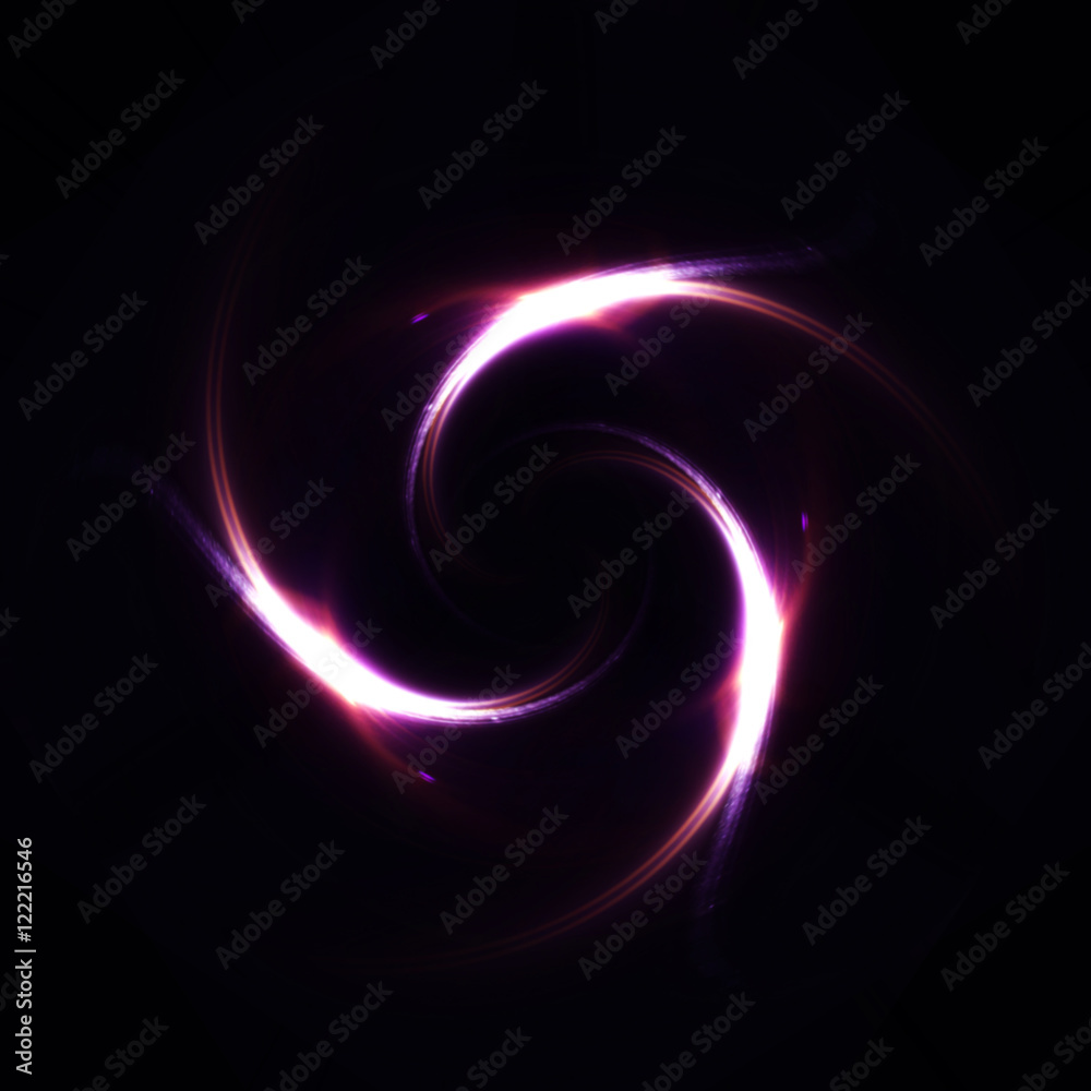 Abstract image of lighting flare Abstract image of lighting flare