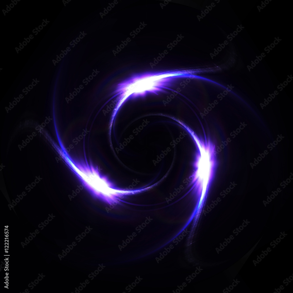 Obraz premium Abstract image of lighting flare