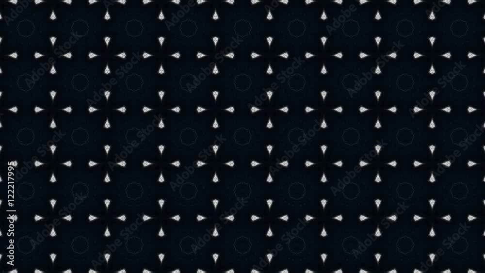 Abstract colorful digital kaleidoscopic loopable motion graphic background. Futuristic loop psychedelic hypnotic backdrop  