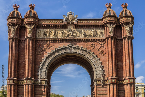 Triumphal Arch (Arco de Triunfo, 1888), Barcelona, Spain. © dbrnjhrj
