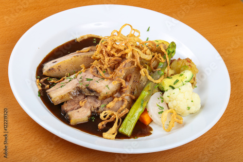 Czech cuisine - roasted pork