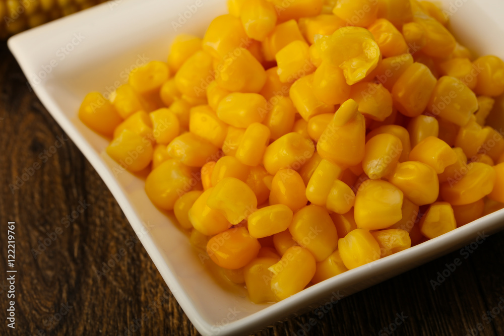 Sweet canned corn Sweet canned corn