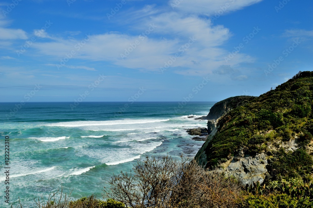 Castle Cove lookout on the Great Ocean Road in Victoria, Australia