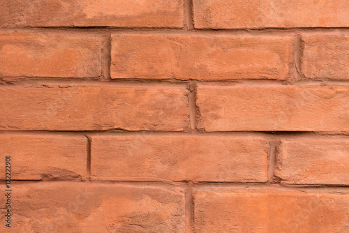 Red brick wall, background, texture