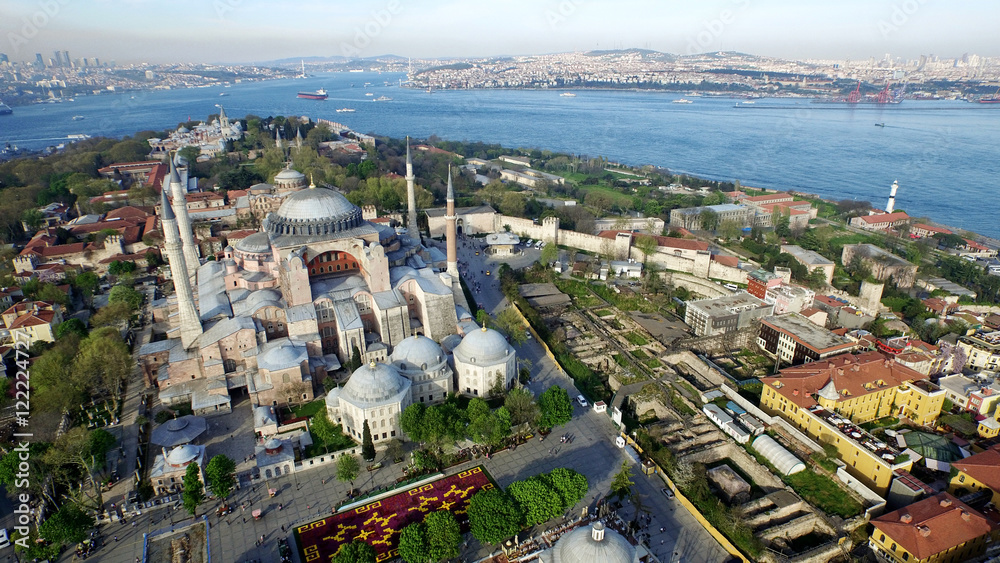 aerial view of Istanbul