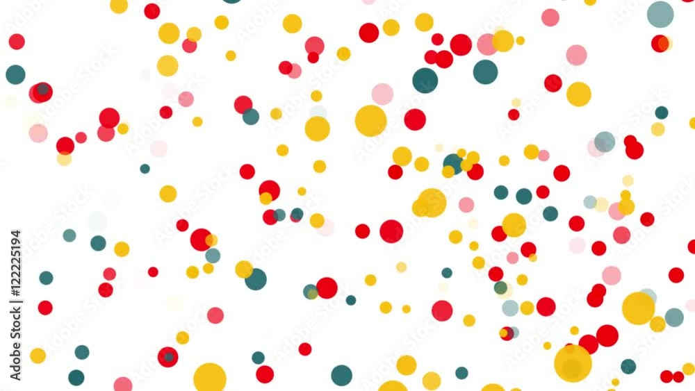 Colorful bachground, loop. Colorful circles
