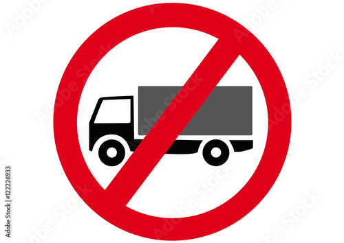 Durchfahrt für LKW verboten