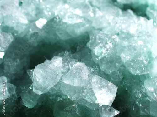 aquamarine crystal quartz geode geological crystals