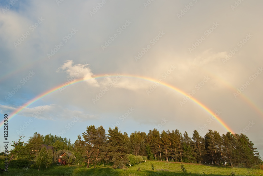 Rainbow after the rain