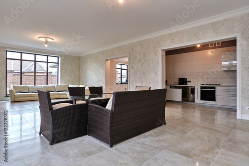 kitchen living room