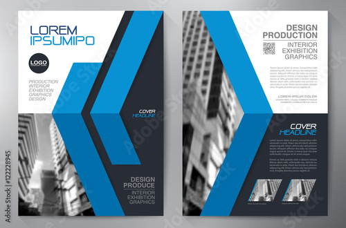 Business brochure flyer design a4 template.