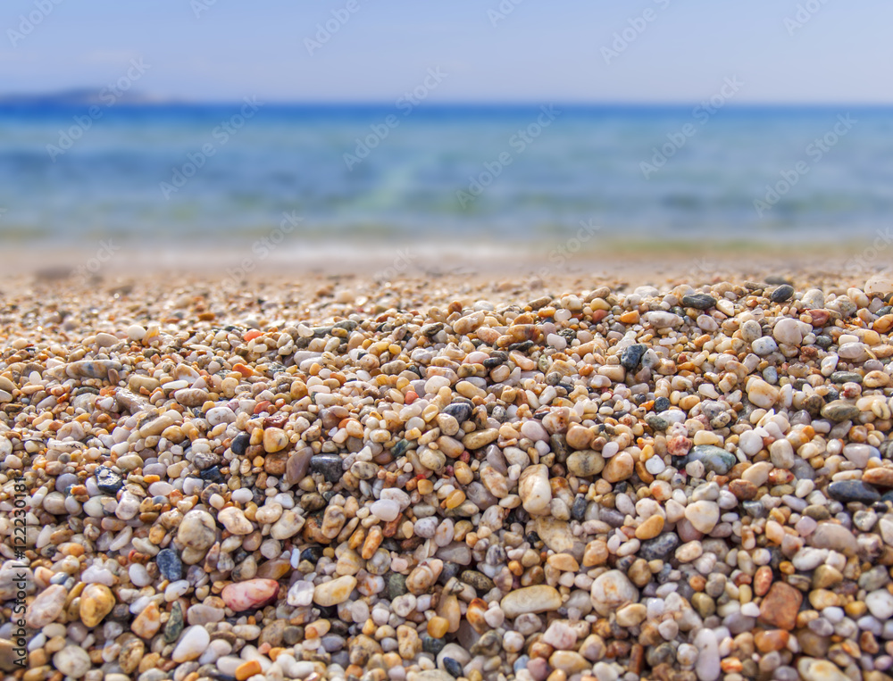 Small beach stone close up macro background Small beach stone close up macro background
