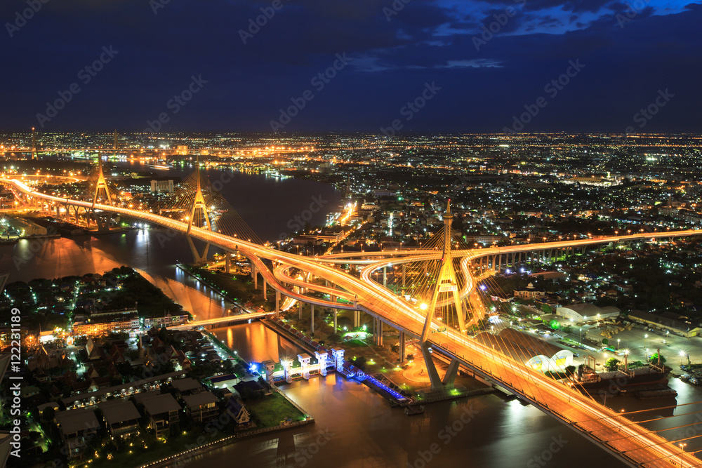 Bhumibol Bridge , Thailand

