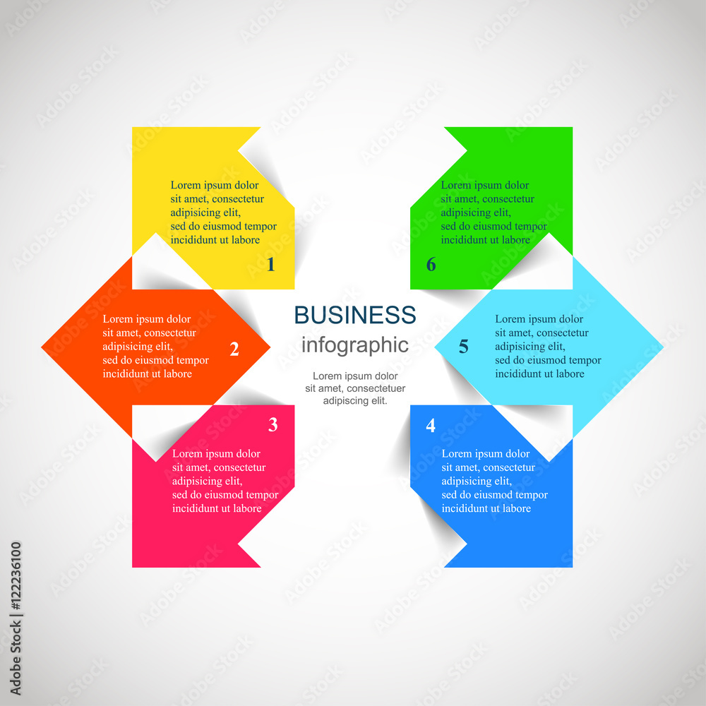 Vector business template for presentation. Vector business template for presentation.