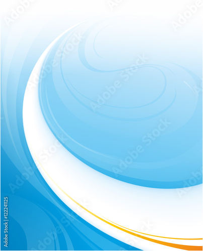 Abstract business background white wave