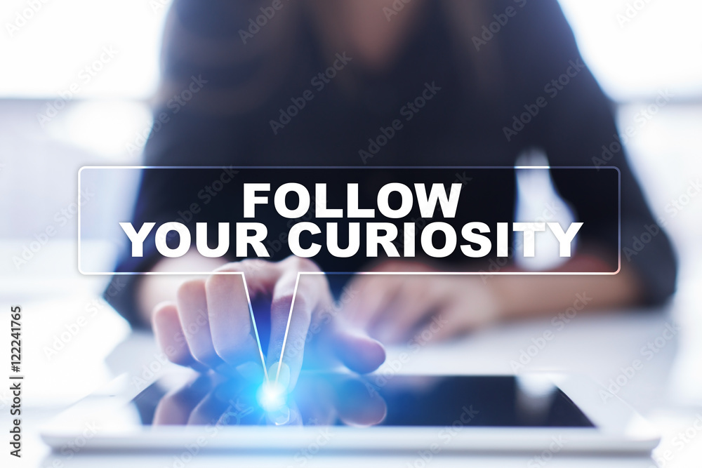 Woman is using tablet pc, pressing on virtual screen and selecting Woman is using tablet pc, pressing on virtual screen and selecting
