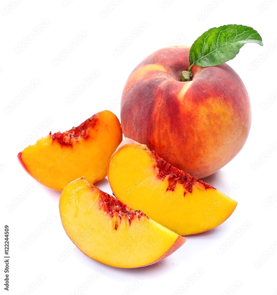 Peach slices Peach slices