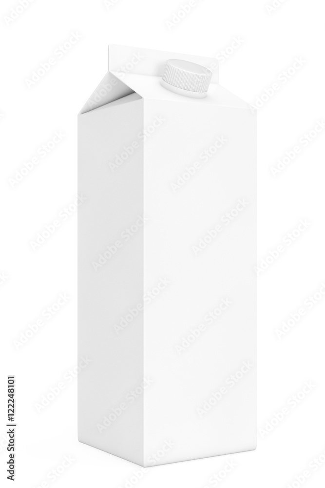 Blank Milk or Juice Carton Box. 3d Rendering Blank Milk or Juice Carton Box. 3d Rendering
