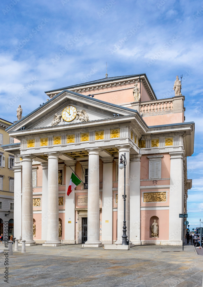 Fototapeta premium Stock Exchange Palace in Trieste Italy