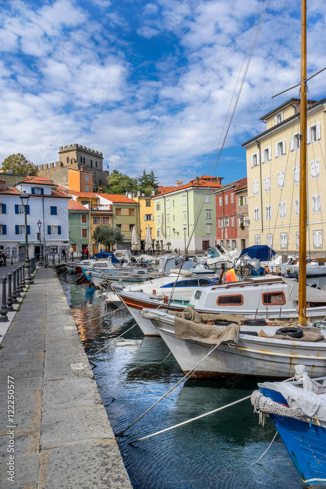 The Italian town of Muggia on the Adriatic coast