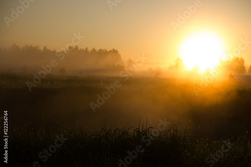Fog and Sunrise