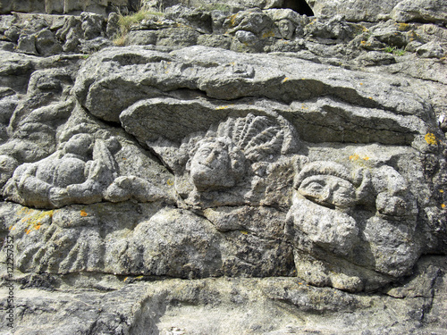 Saint Malo, rochers sculptés de Rothéneuf