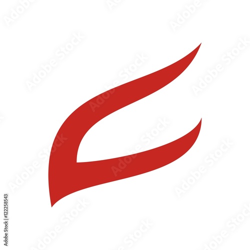 Abstract wing logo design