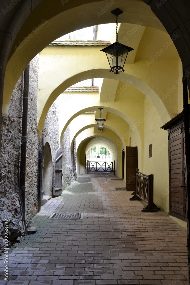 Architecture from Krivoklat castle with details Architecture from Krivoklat castle with details