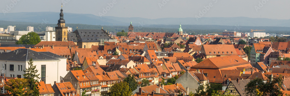 Aussicht über die Dächer von Bamberg