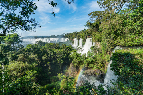 Beatiful view point of Iguazu falls, Peurto Iguazu , Argentina