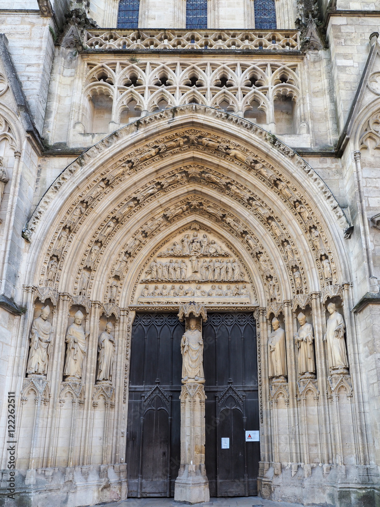 Entrance Arch of the Cathedral of St Andrew in Bordeaux
