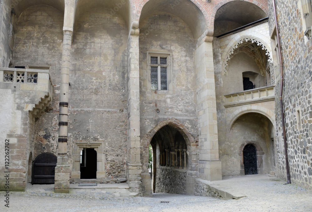 Architecture from Krivoklat castle with details Architecture from Krivoklat castle with details