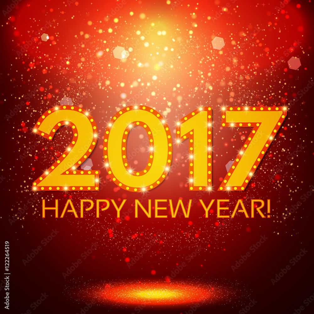 Happy New 2017 Year season background Happy New 2017 Year season background