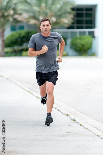 Man Running Jogging