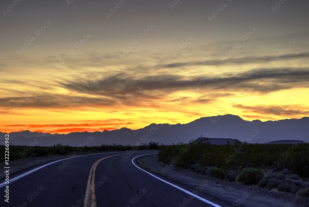 Mojave Desert Road