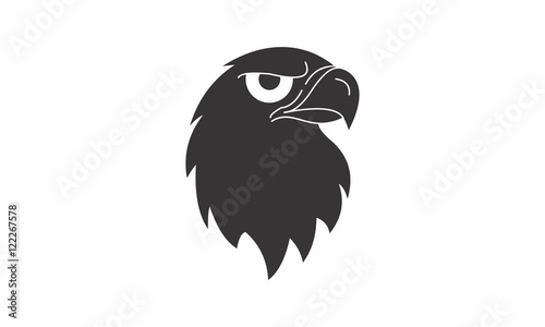 Obraz na plátně Black Eagles Birds Vectors