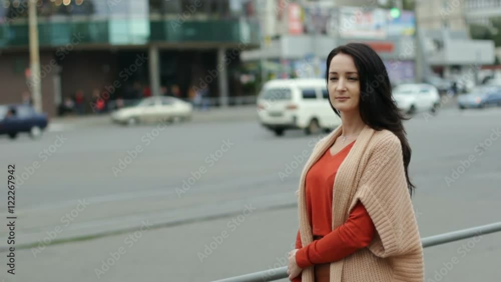 Girl in city life Girl in city life