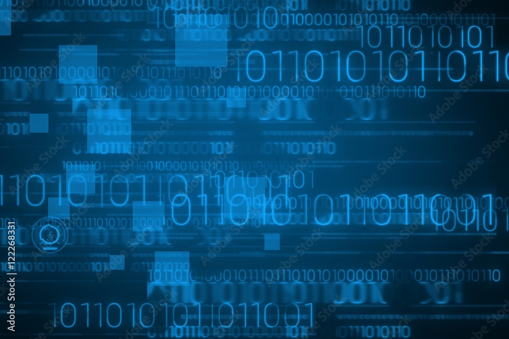 Obraz premium data and icons graphics