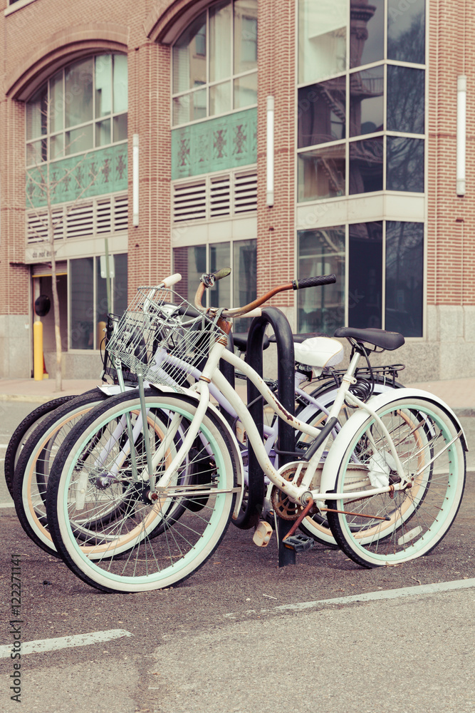 Bicycles in Hoboken