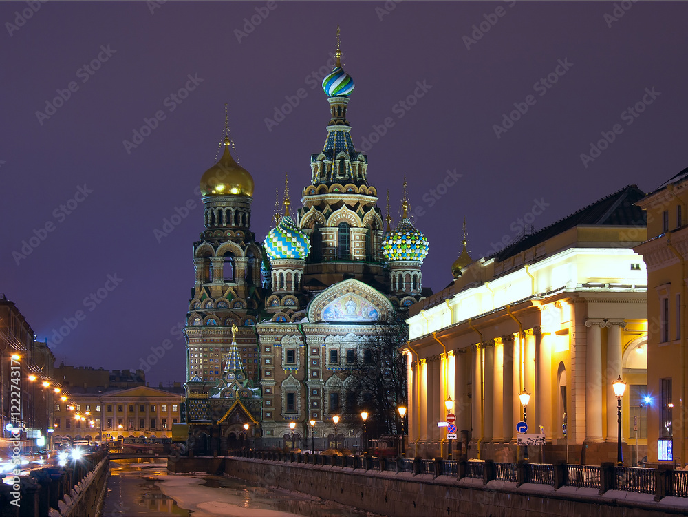 Cathedral Savior on Blood Saint-Petersburg Russia