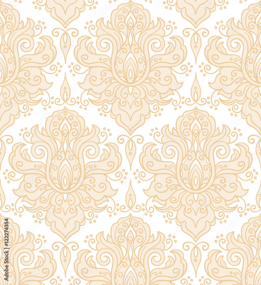 vector,  illustration, seamless pattern, element for design, abstract, swirls, oriental style
