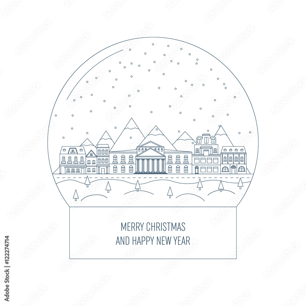 Fototapeta premium Abstract vector Merry Christmas layout background. For Happy New Year art design, list, page, mockup theme style, banner, idea, cover, booklet, print, flyer, book, blank, card, ad, sign, sheet, flyer