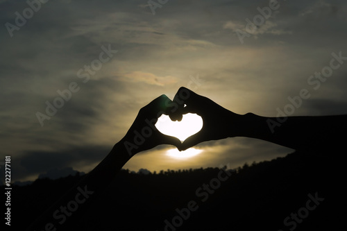 Silhouette Heart