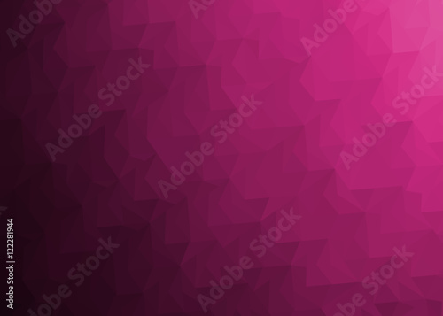 triangles background with gradient shades of pink