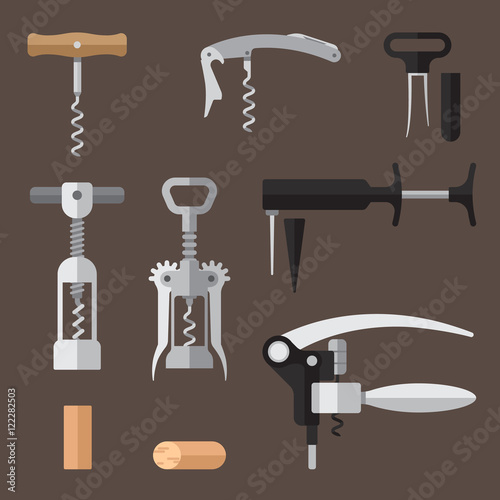 Corkscrews set