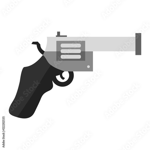 Mmilitary pistol gun vector. photo