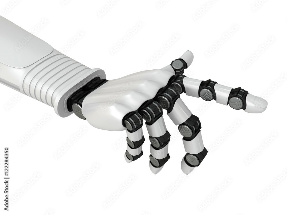 Robotic Mechanical Arm With Pointing Finger Robotic Mechanical Arm With Pointing Finger