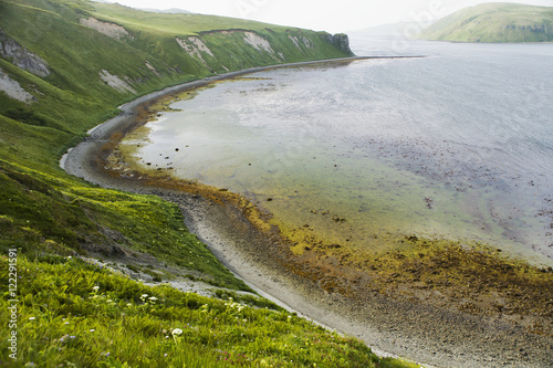 Low Tide Along The Coastline In The Isanotski Strait; False Pass, Alaska, United States Of America